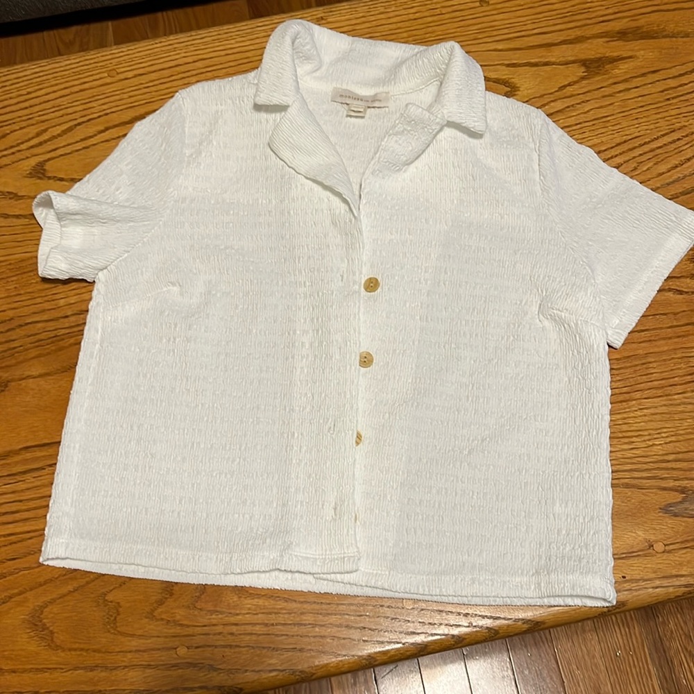 Monteau button stretchy top xl